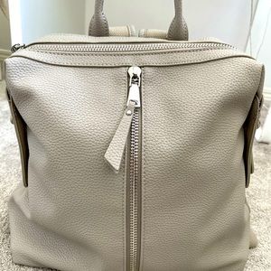 Grey backpack